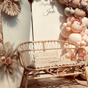 Banquette en osier