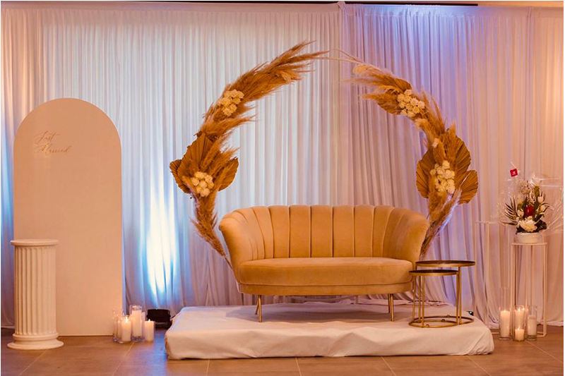 Coin mariés et table d'honneur