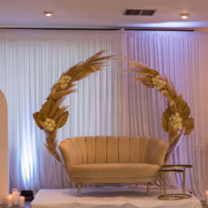 Banquette coquillage beige